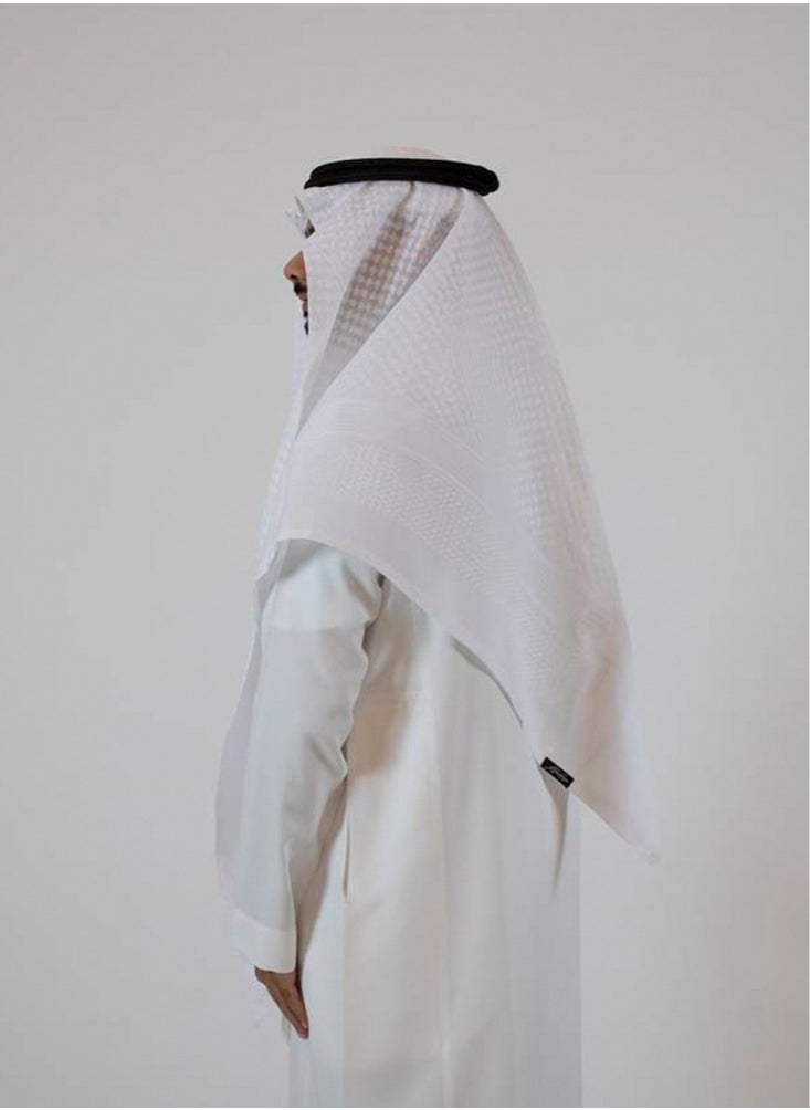 Alyashmac - Shemagh Alyashmac Y16 White Signature - Image 1