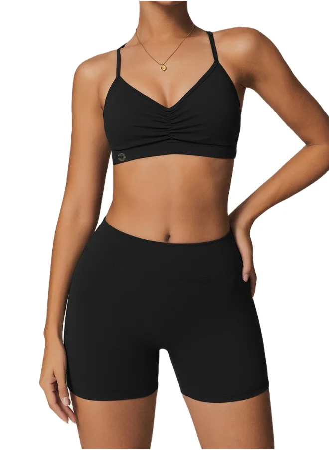 KAWN.YOGA Womens V-Neck Sports Bra
