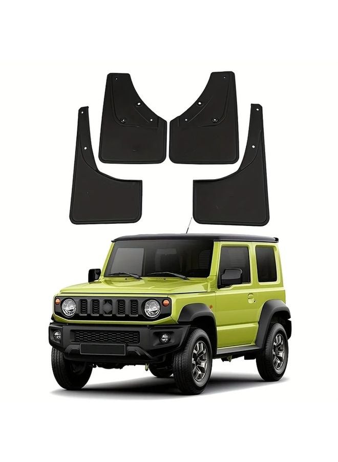 Black 4Pcs Mudguards Fenders For Suzuki Jimny Sierra JB64W JB74W 2019 2025 - Image 2