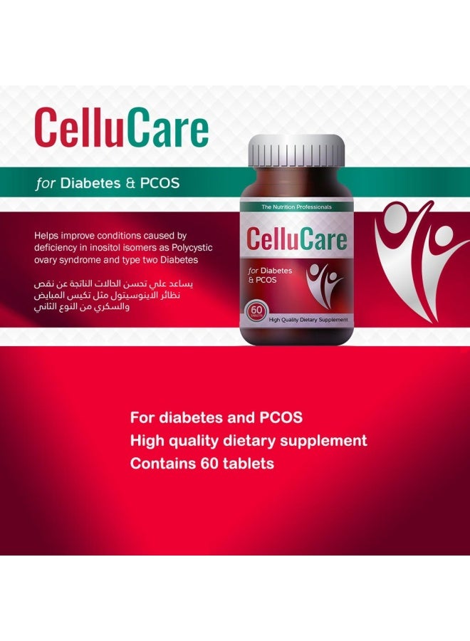 Cellucare Dietary Supplement Tablets For Diabetes And Pcos 60'S - Image 3