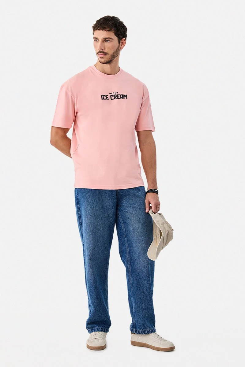 SNITCH Graphic Oversized 100% Cotton T-Shirt