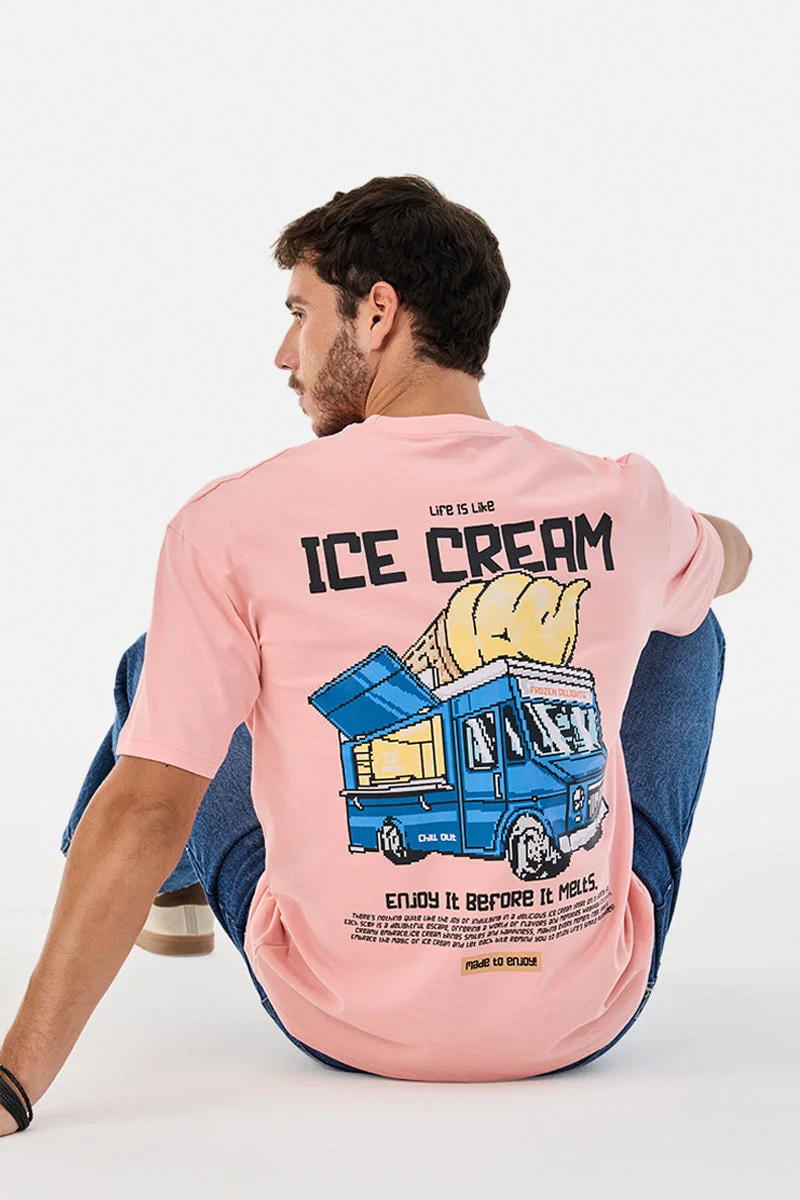 SNITCH Graphic Oversized 100% Cotton T-Shirt