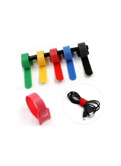 Royal Apex Apex Multi color Hook and Loop Non-Adhesive Magic Cable Tie Velcro Tape Sticky Strips (1)  - Image 4