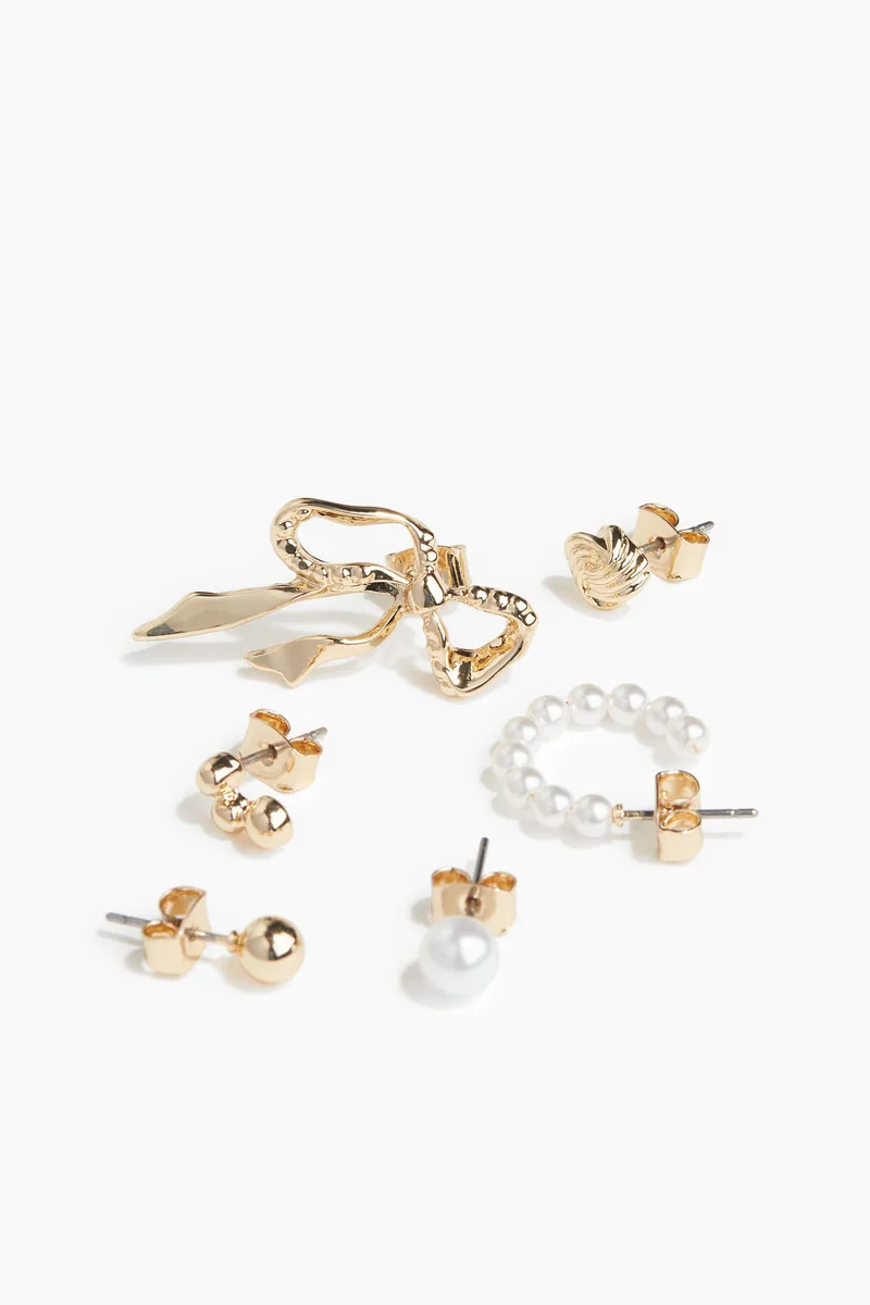H&M 6 pairs earrings
