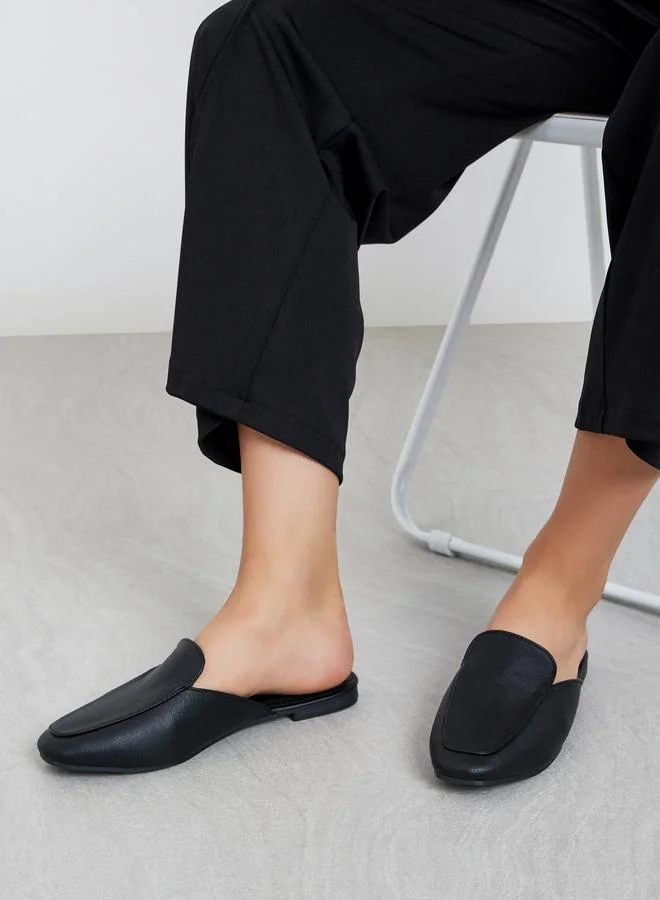 Styli Styli Solid Slip-On Mules