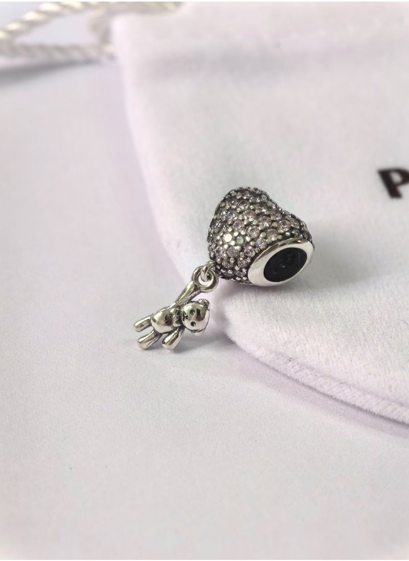 Pandora Violet PANDORA Jewelry Zirconia Dangle Charm in Sterling Silver DIY Charms Jewelry Gift for Women Girls  - Image 3