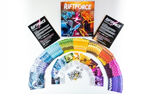 Capstone Games Riftforce Strategy Board Game for 2 Players Competitive Elemental Duels with Asymmetric Factions Tactical Depth Replay Value Fantasy Tabletop Game Ages 10 3045 Min Playtime - Image 5