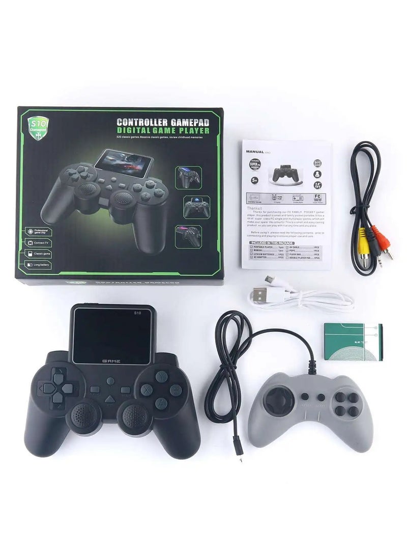 Generic - S10 Legacy Gamepad 520 in 1 Handheld Video Games for Kids Includes Action-Adventure Sports and Racing - Image 1