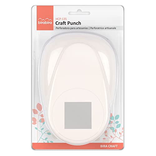 Bira Craft Bira 2.5 x 2.5 inch Square Lever Action Extra Large Craft Punch for Paper Crafting Scrapbooking Cards Arts (3.5 inch Square Measured diagonally) - Image 4
