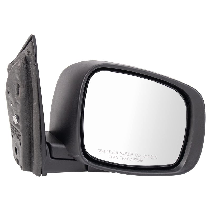 TRQ Right Mirror Manual Passenger Side Compatible with 20082010 Chrysler Town Country Dodge Grand Caravan CH1321289