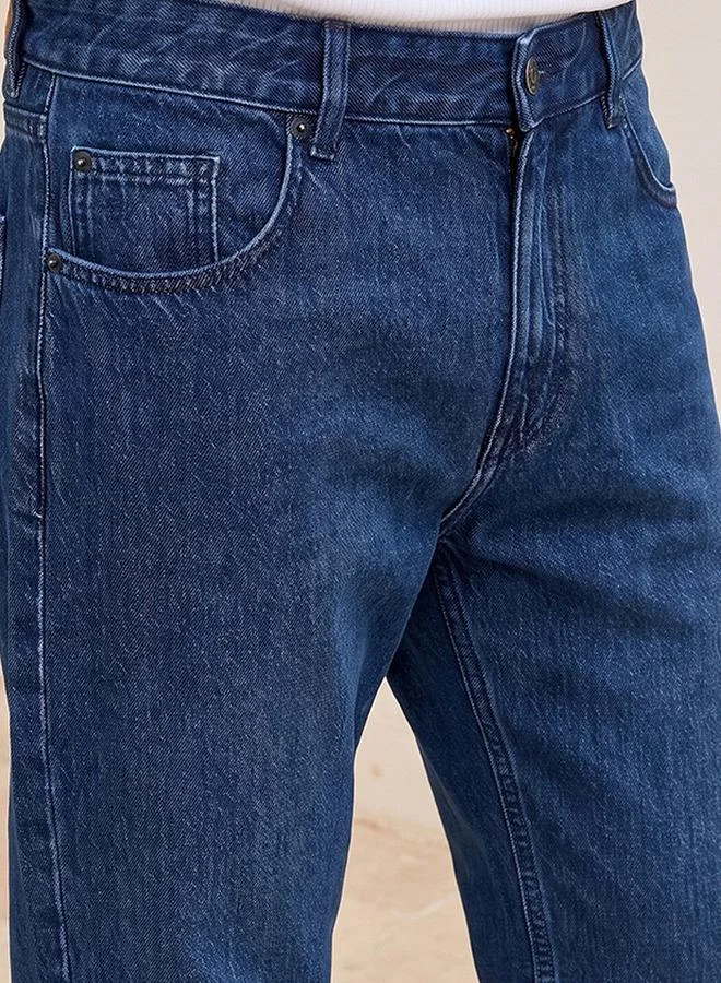 Splash FAV BLUE Denim Straight Fit Jeans for Men | Best Price UAE