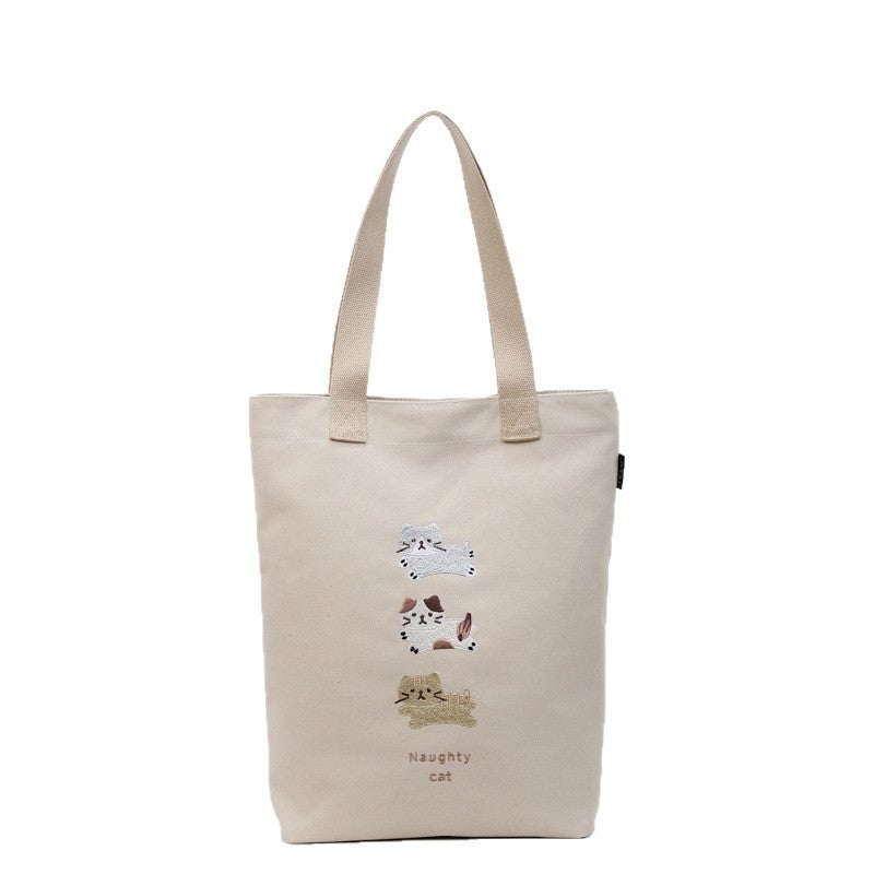 Women Canvas Cartoon Shoulder Bag - Image 5