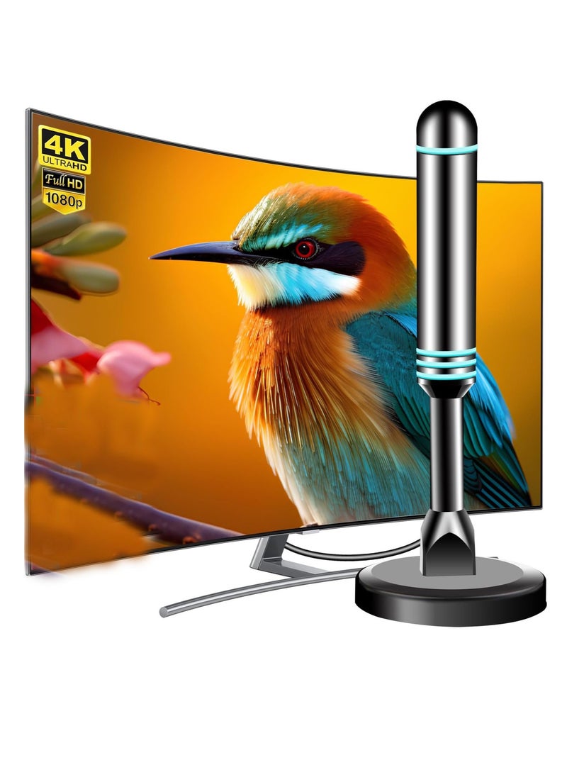 Generic Indoor smart TV digital antenna, local channel TV antenna, indoor strong magnetic base TV antenna, easy to install, 4K 1080p long-distance reception, supports all smart/old TVs  - Image 1