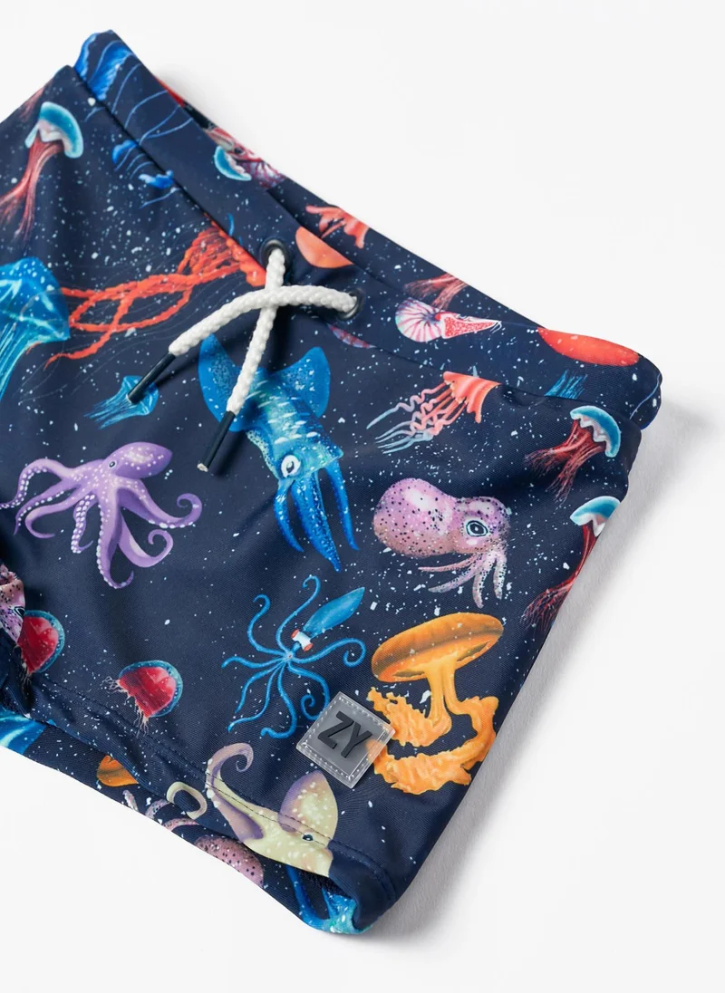 Zippy Swim Shorts SPF 80 for Boys 'Octopus'