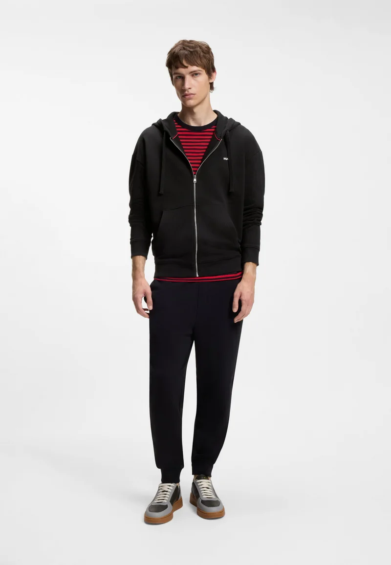 HUGO Black Relaxed-fit tracksuit set in French-terry cotton for Men | Best Price UAE