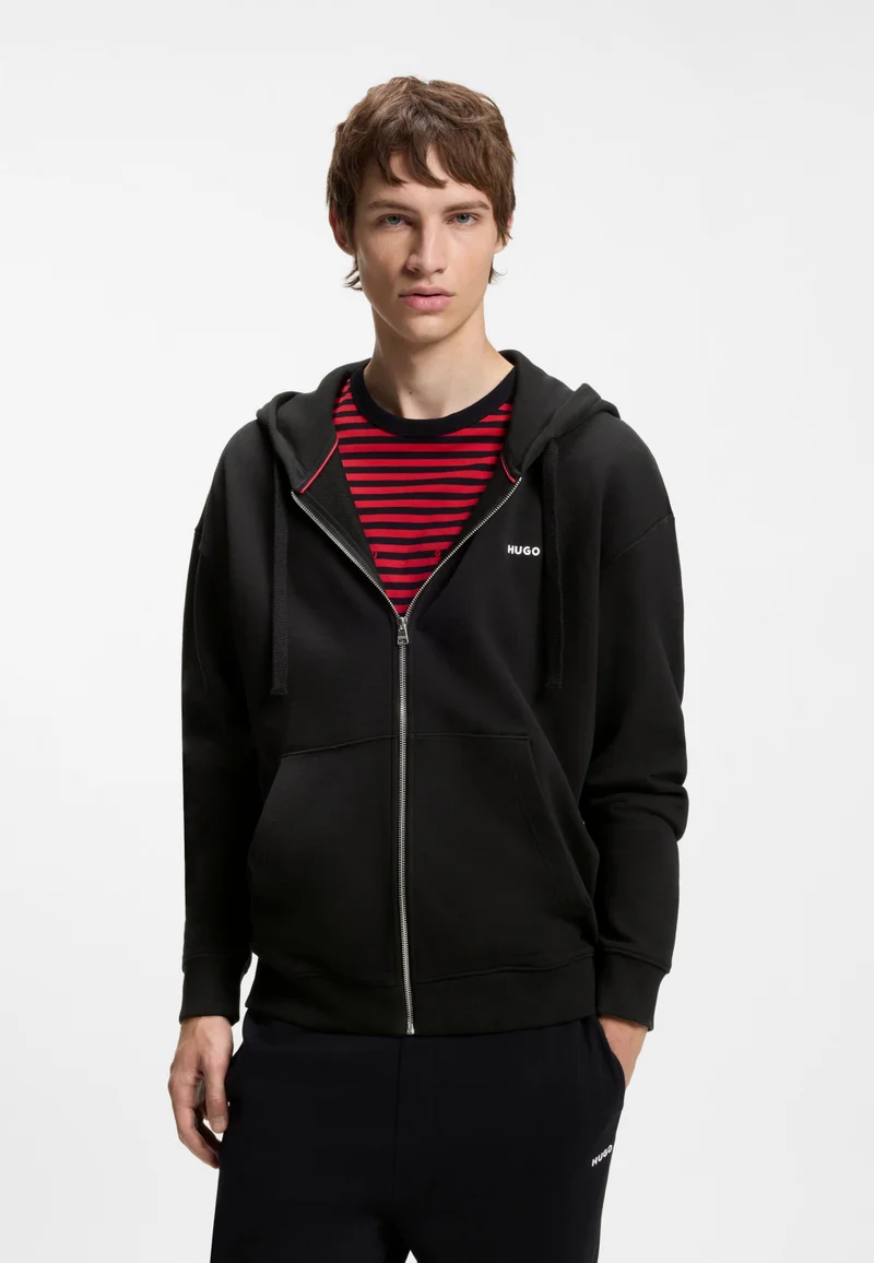HUGO Relaxed-fit tracksuit set in French-terry cotton