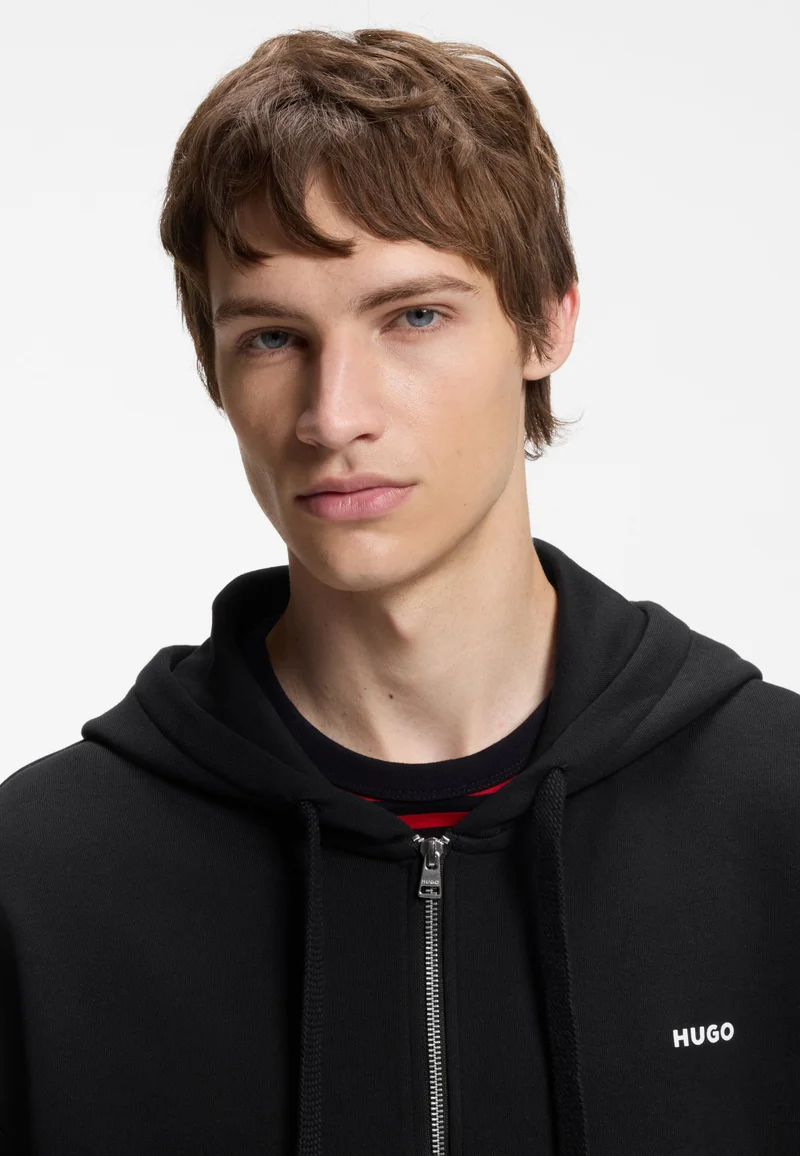 HUGO Black Relaxed-fit tracksuit set in French-terry cotton for Men | Best Price UAE