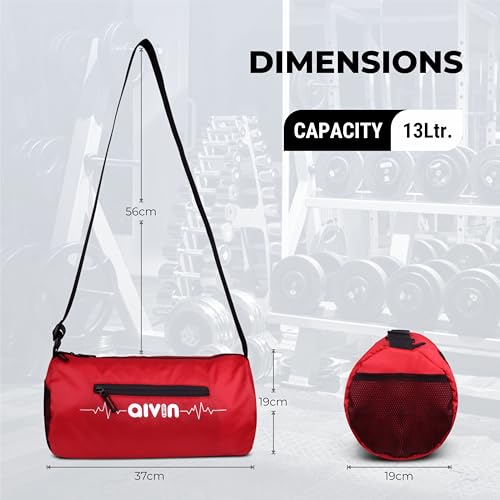 Aivin Attract Multipurpose Gym Bag | Gym Bags | Adjustable Shoulder Bag for Men|Duffle Gym Bags for Men|Fitness Bag|Carry Bags|Sports & Travel Bag|Sports Kit|Duffle Bags Travel - Image 4