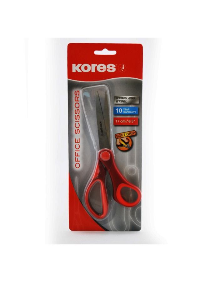 Kores OFFICE SCISSORS  METAL CARD 17 CM/6.5 MODEL 35217 - Image 2