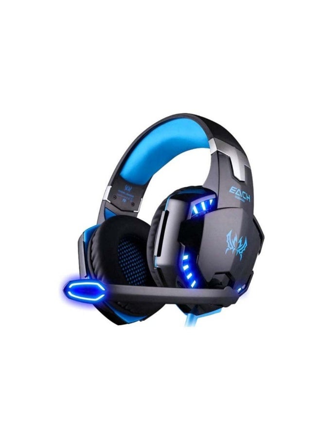 Gaming Wired Over the Ear Headsets with Mic & LED - G2000 Edition For PS4/PS5/Xbox one/Xbox Series/Nintendo Switch And PC - Image 1