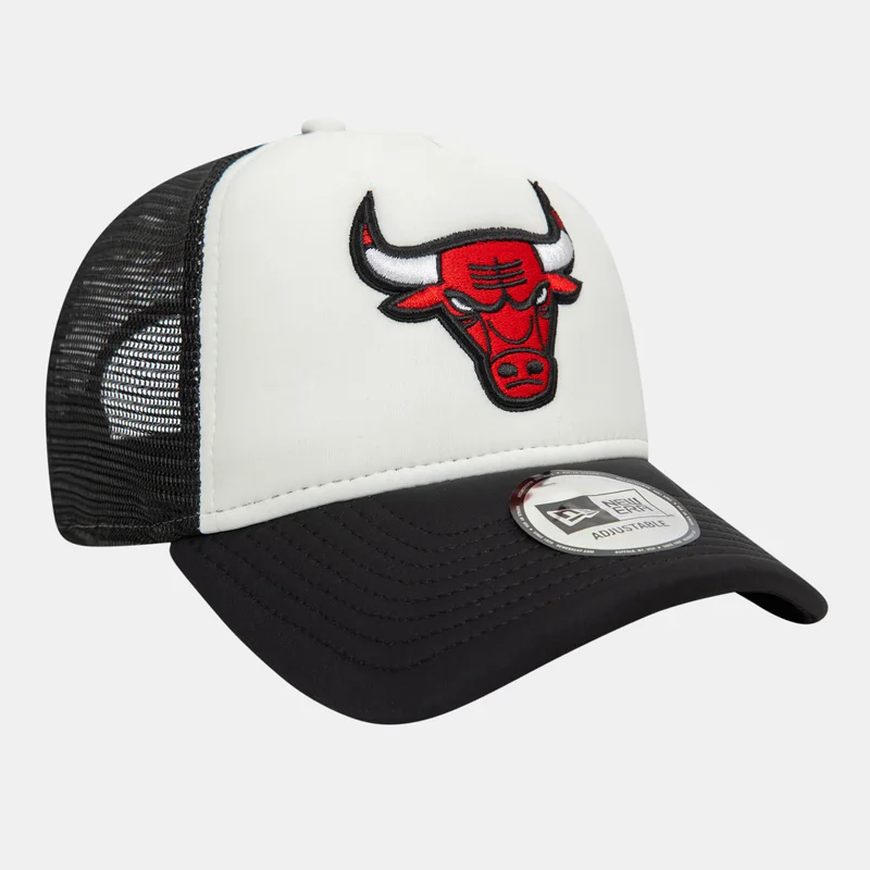 NEW ERA Men's NBA Chicago Bulls Flower 9FORTY Trucker Cap