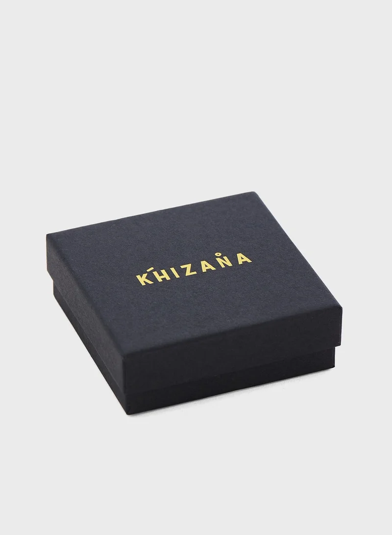 Khizana Arabic Initial "A" /Alif Diamante  Bracelet