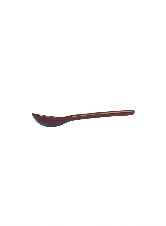 Yuauy 6 pcs Porcelain Egg Spoons Ceramic Spoons 4.7 inch Coffee Dessert Yogurt Tea Milky Tea Brown - Image 4