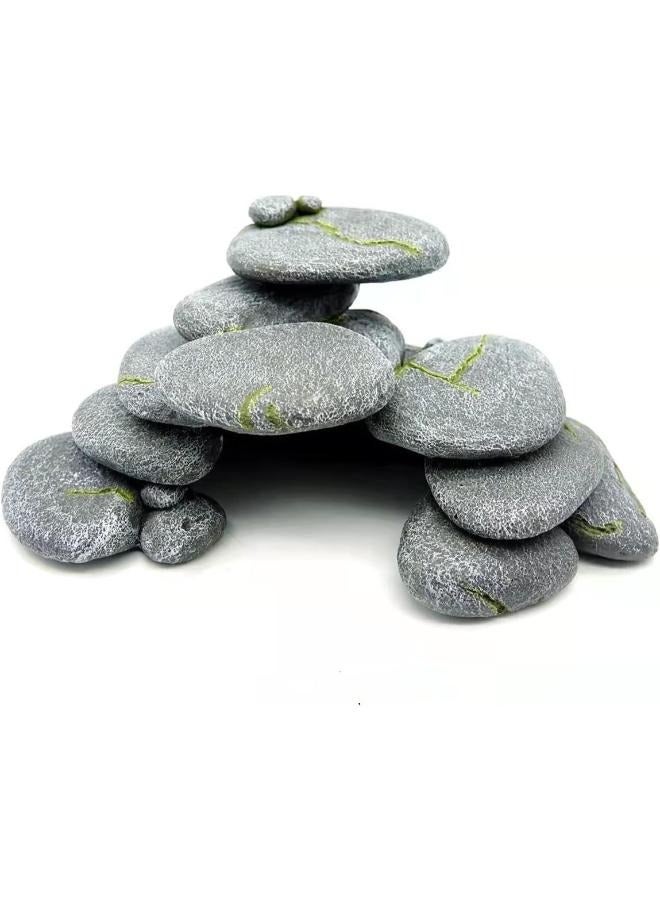 Simulation Cobblestone Reptile and Aquarium Hideout Cave - Image 1