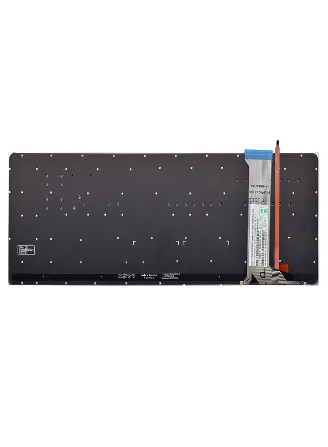 SUNMALL Replacement Keyboard Compatible with Asus G551 GL551 GL551J GL552 ROG GL752 GL752V G771 ZX50 with Backlit US Layout Red Letter - Image 3