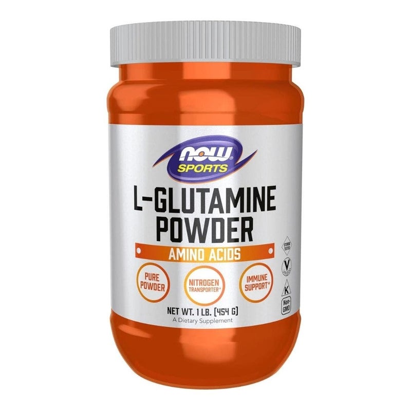 Now L-Glutamine Powder, Amino Acid Supplement 454g - Image 1