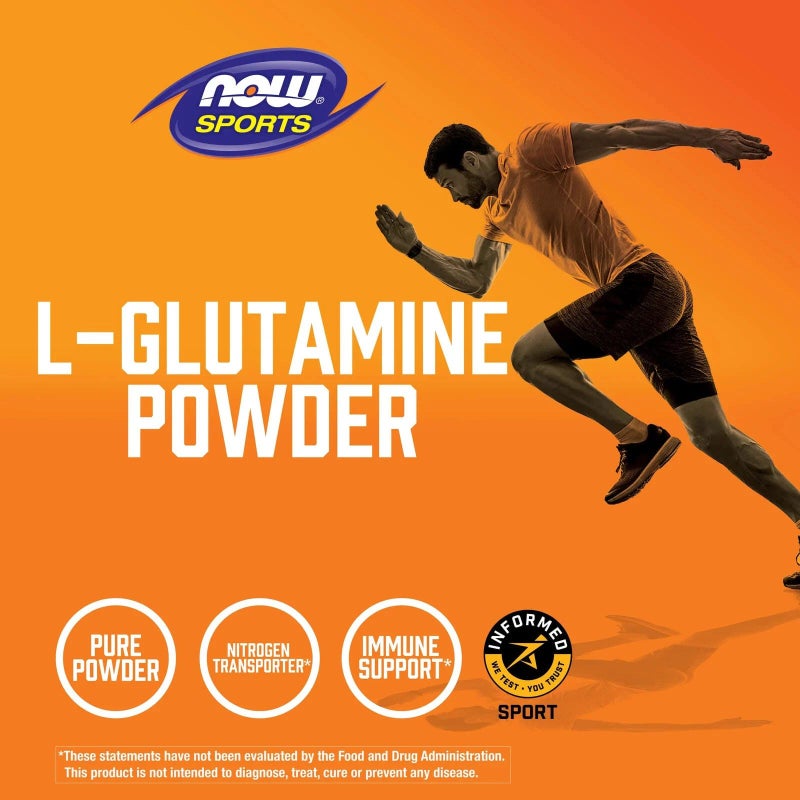 Now L-Glutamine Powder, Amino Acid Supplement 454g - Image 4