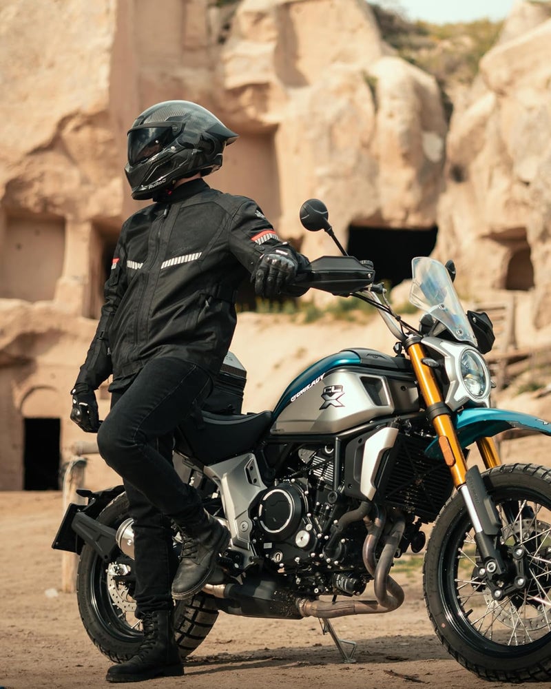 BORLENI Motorcycle Gloves Touch Screen for Men Women Padding Hard Knuckle Cycling Motorbike ATV Hiking Riding Climbing Glove - Image 2