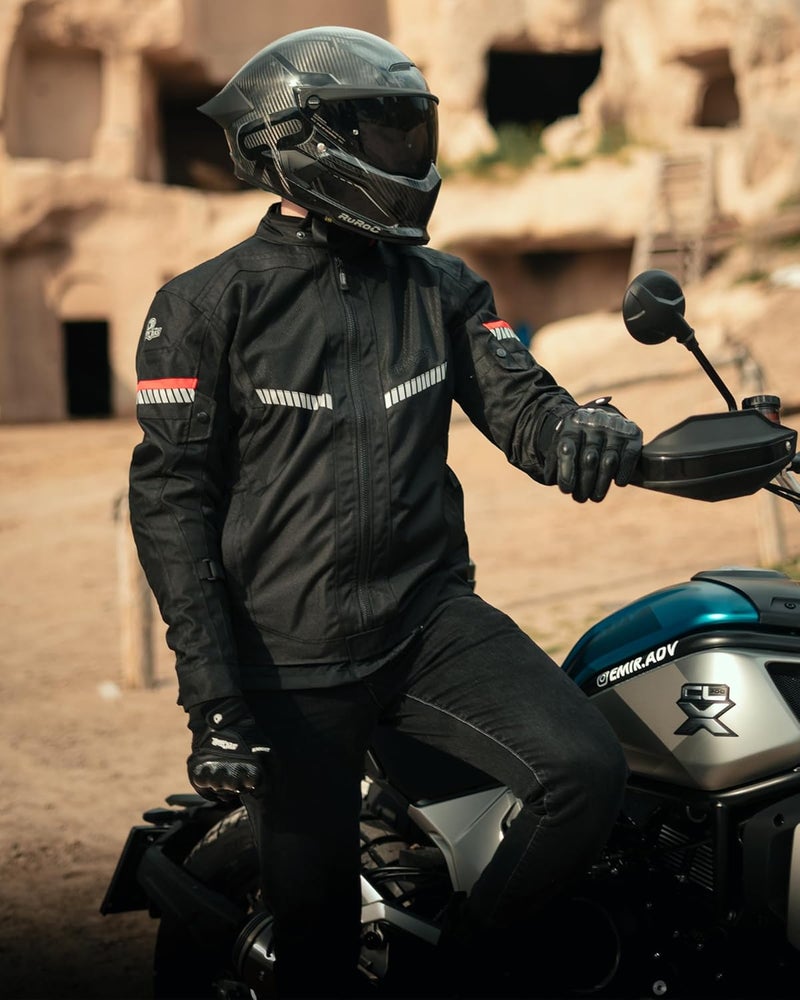 BORLENI Motorcycle Gloves Touch Screen for Men Women Padding Hard Knuckle Cycling Motorbike ATV Hiking Riding Climbing Glove - Image 3