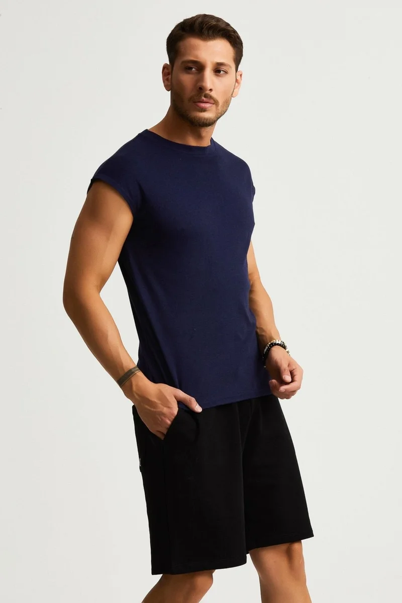 الكسندر جاردي Cotton Sleeveless T-Shirt (E21-71000)
