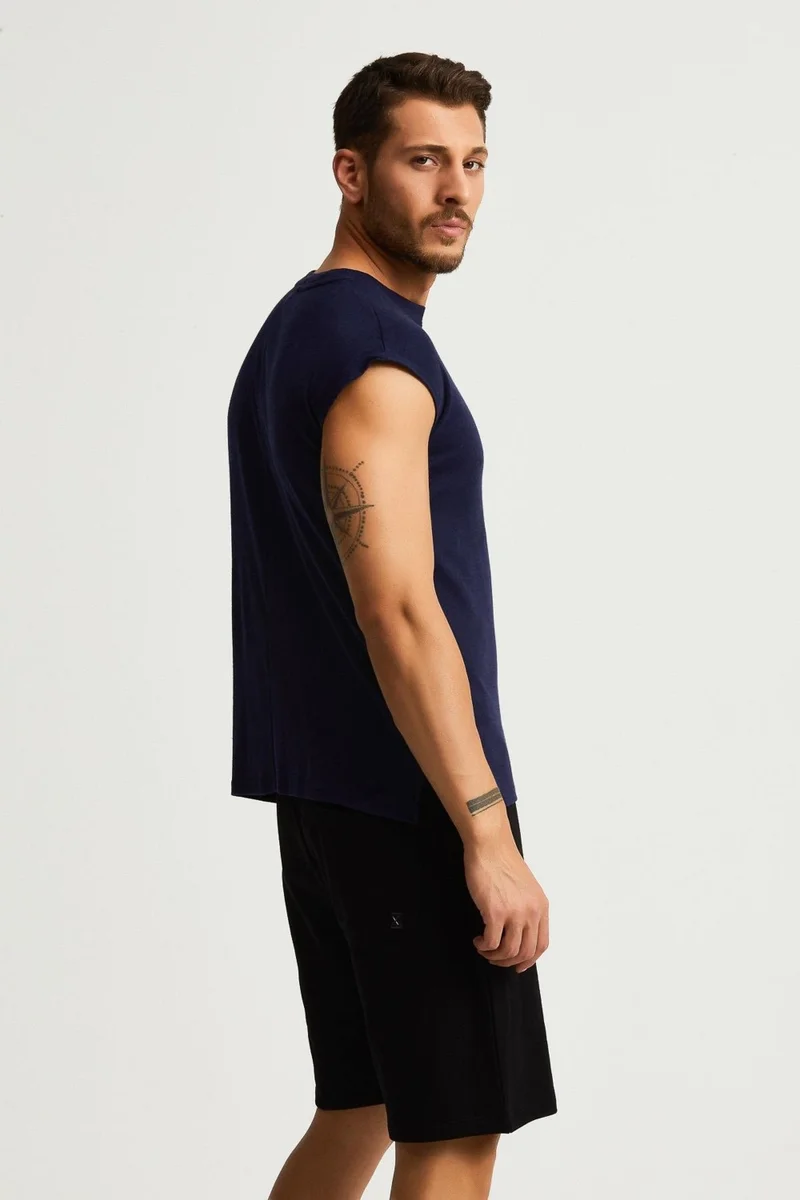الكسندر جاردي Cotton Sleeveless T-Shirt (E21-71000)