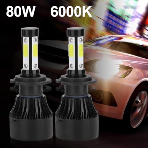 Auto Pearl H7 80W LED Headlight with Better Heat Dissipation 6000K, 3500LM Water Resistant White Light compatible with DISCOVERY 2004-2013 (Pack of 2) - Image 5