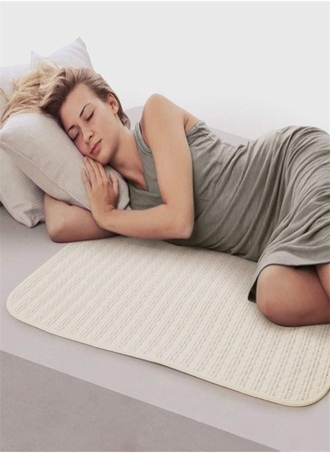 Generic - Waterproof Bed Pad Washable Mattress Protector 4 Layer Blanket Sheet Soft and Absorbent Urine Pads for Baby Toddler Children and Adults with Incontinence (50cm*70cm) - Image 1