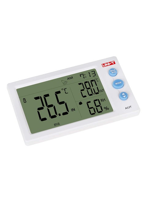 UNIT TEMPERATURE AND HUMIDITY METER FOR WALL A12T