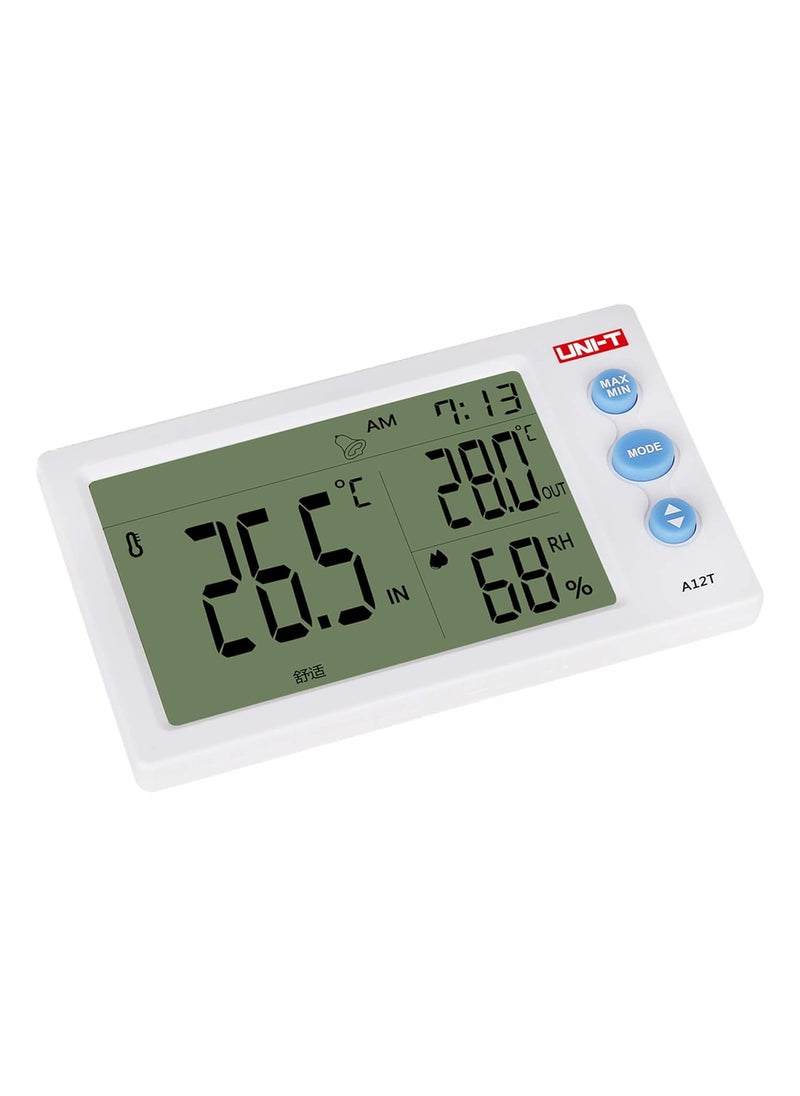 UniT UNIT TEMPERATURE AND HUMIDITY METER FOR WALL A12T  - Image 1