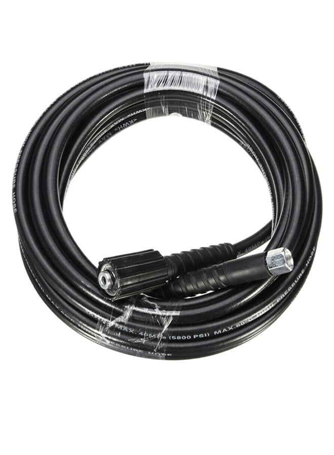 NIBEMINENT High Pressure Jet Washer Hose Tube For Karcher K2/K3 Black/Silver 15meter - Image 1