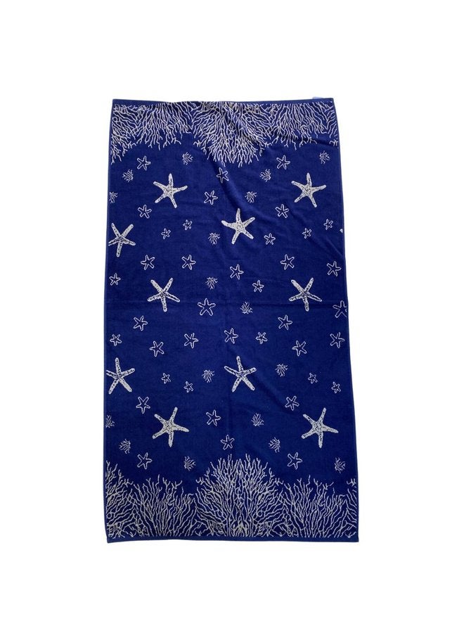 توالا بشكير بحر توالا,تصميم نجوم , قطن 100%, جوده عالية , مقاس 86*160 - Image 2