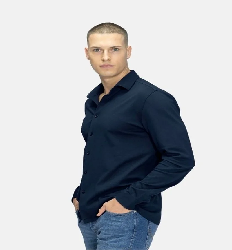 آزرز قميص بيكيه (Pique) قطن مُعالج (مارسرايزد)