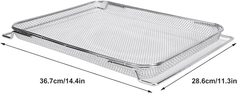 Multi-purpose Stainless Steel Air Fryer Basket, Stainless Steel Air Fryer Accessories Multifunction Fryer Oven Basket Rack for SP100 SP101B1 SP101C Personal & public compatible - Image 4