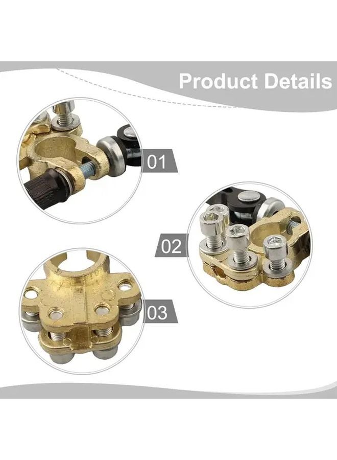مشابك بطارية النحاس ذات التوصيل السريع، زوج واحد متوافق مع مختلف المركبات - Image 4