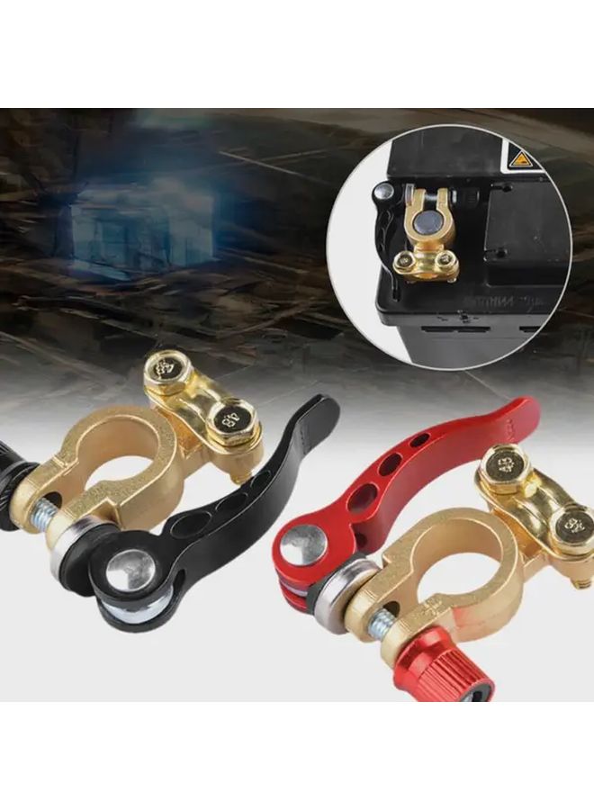 مشابك بطارية النحاس ذات التوصيل السريع، زوج واحد متوافق مع مختلف المركبات - Image 3