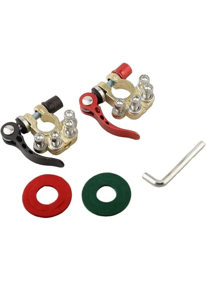 مشابك بطارية النحاس ذات التوصيل السريع، زوج واحد متوافق مع مختلف المركبات - Image 2