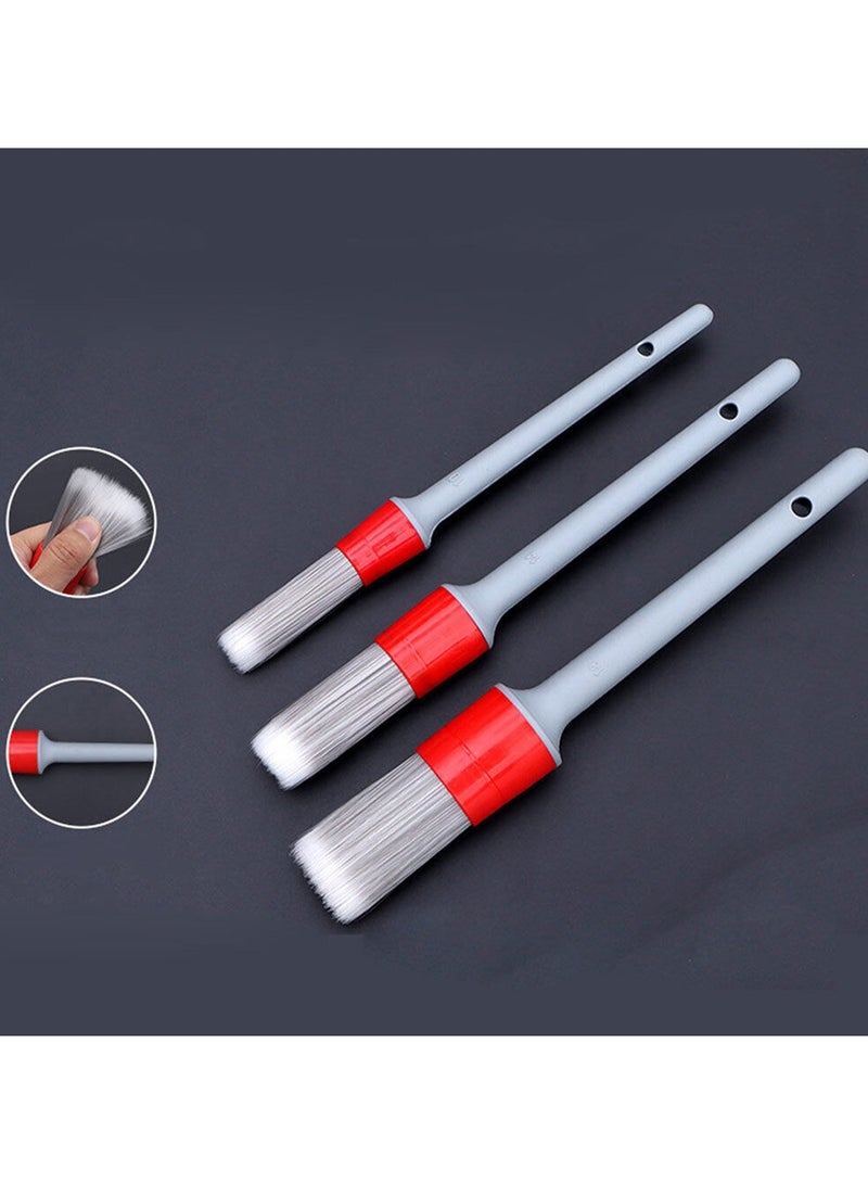 مجموعة فرش تفصيلية طقم فرش تنظيف مكون من 3 قطع للسيارة والمنزل - Image 3