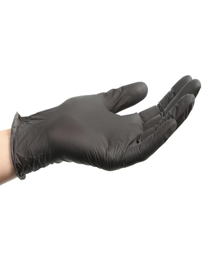 فوربرو بروفيشنال كوليكشن قفازات النتريل للاستخدام مرة واحدة من فوربرو إكسبيرت سوفت جارد، راحة وحماية فائقة، خالية من البودرة، خالية من اللاتكس، غير معقمة، آمنة للطعام، 4 مل، أسود، متوسط، 100 قطعة - Image 4