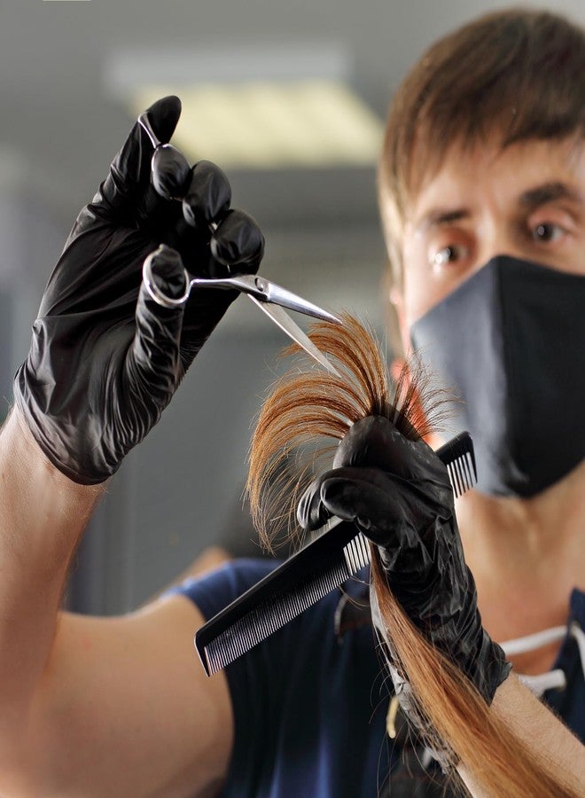 فوربرو بروفيشنال كوليكشن قفازات النتريل للاستخدام مرة واحدة من فوربرو إكسبيرت سوفت جارد، راحة وحماية فائقة، خالية من البودرة، خالية من اللاتكس، غير معقمة، آمنة للطعام، 4 مل، أسود، متوسط، 100 قطعة - Image 5