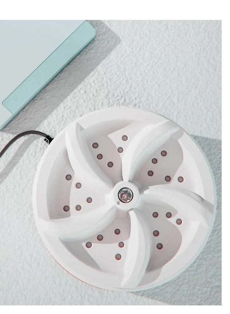 Aswad Mini Ultrasonic Turbo Washing Machine USB Laundry Washer H - Image 1